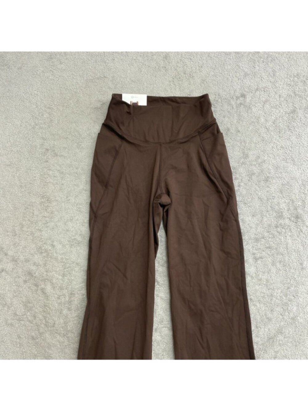 NWT Jockey Women's M Espresso Yoga Pants Wide Leg Pockets B0938 - Picture 12 of 14